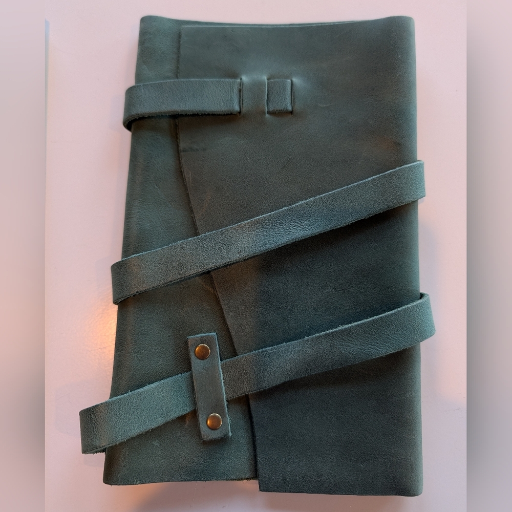 Portland Leather Journal Cover Green NO JOURNAL - Picture 2 of 9